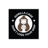 Gorilla Get-a-Grip Sticker